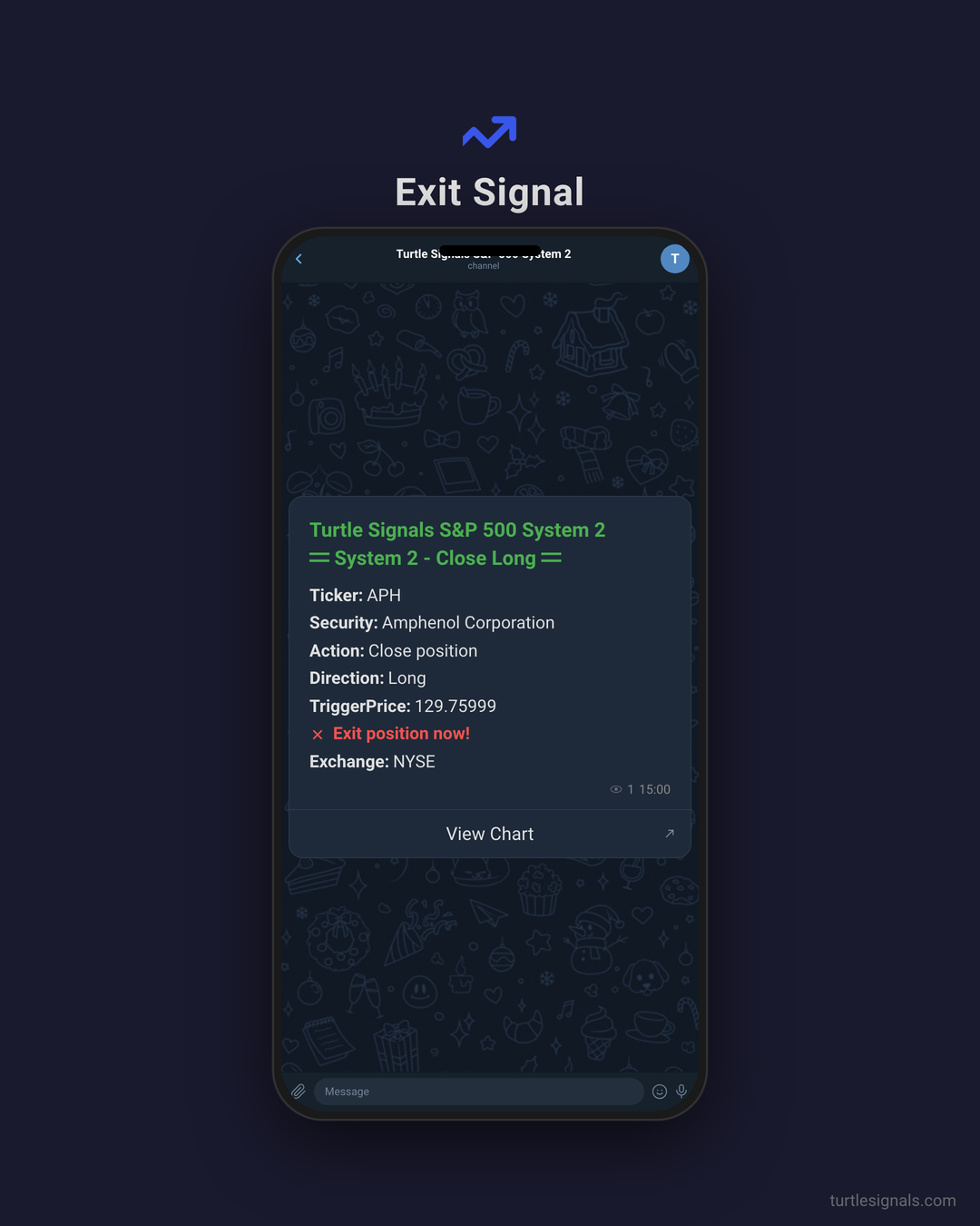 APH exit signal card